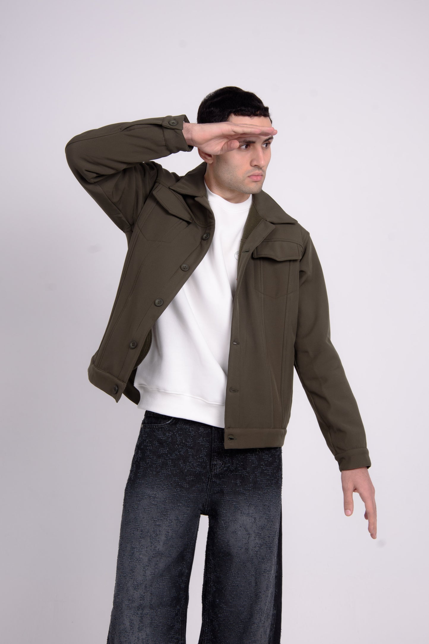 Vanguard Olive Jackard Jacket