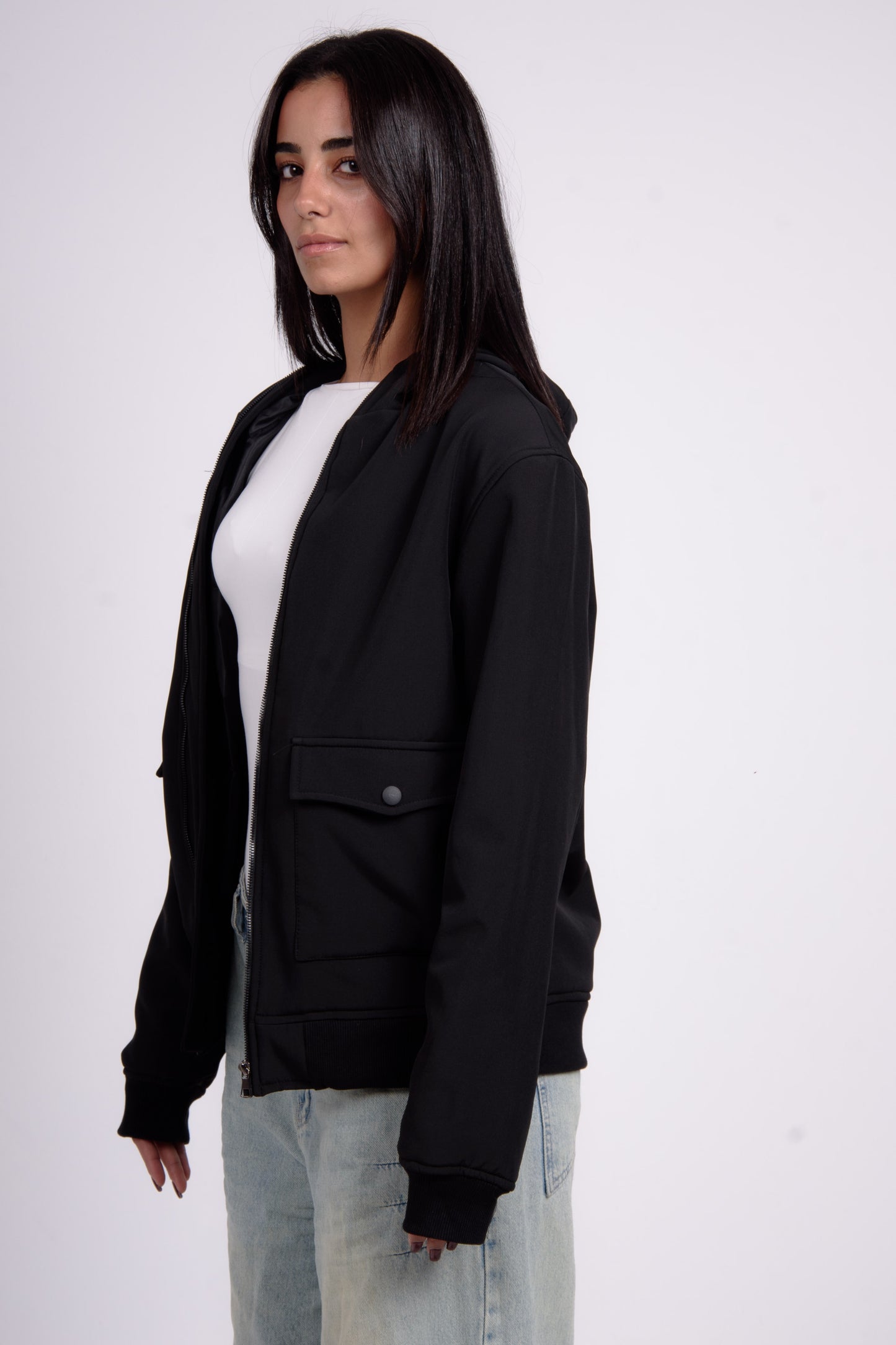 Black Urban Faux Jacket