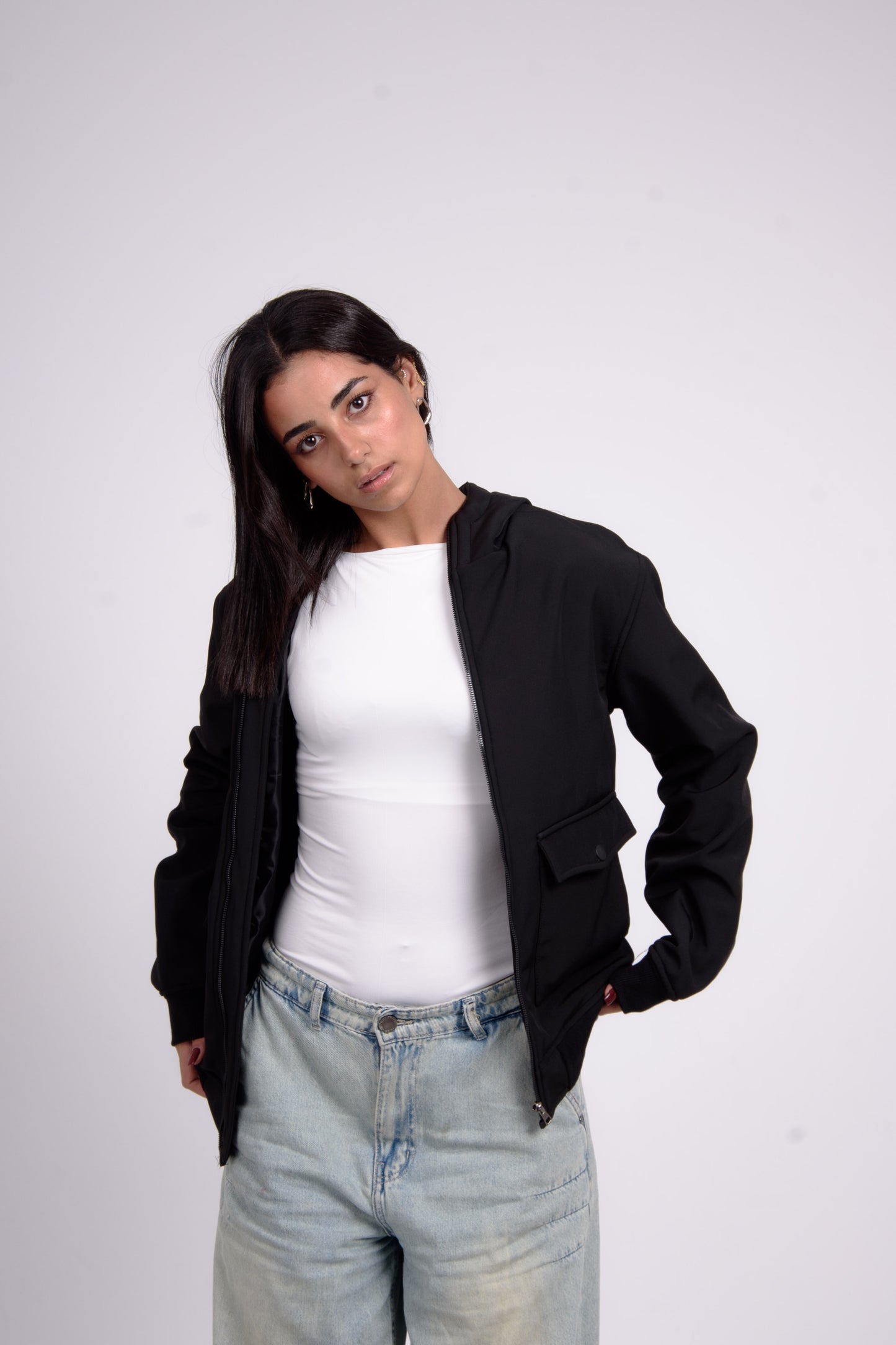 Black Urban Faux Jacket